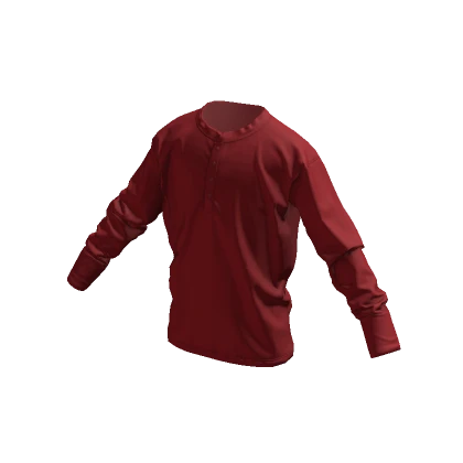 Buttoned Red Longsleeve