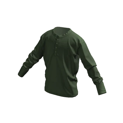 Buttoned Green Longsleeve