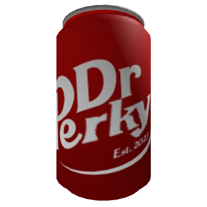 Dr.Perky Red Soda Can