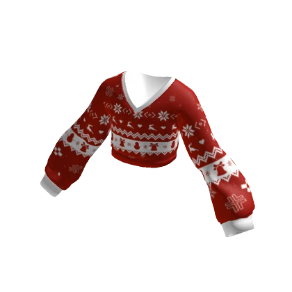 Christmas Sweater Red Snow