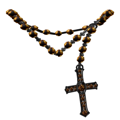 1.0 crystal cross necklace