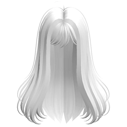 Soft Winter Girl Hair (White)