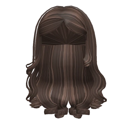 Graceful Curlicue Hair (Brown & Blonde Highlights)