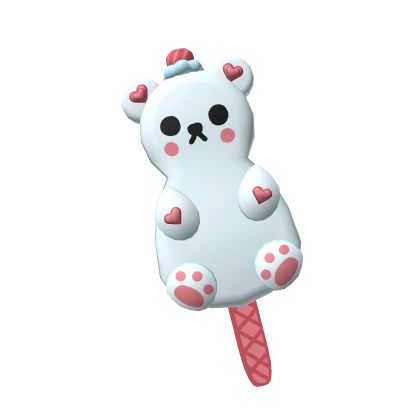 Cute Winter Bear Popsicle