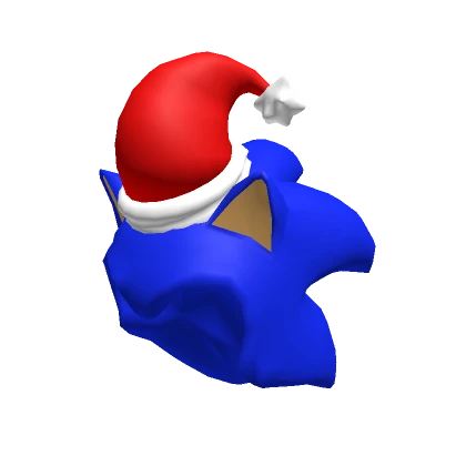 Deluxe Sonic Hat with Santa Hat