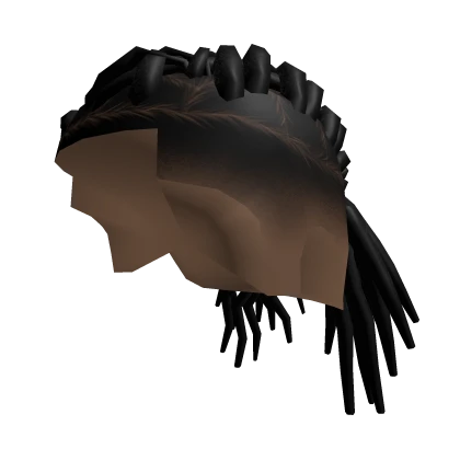Twin Braided Locs [Black] 