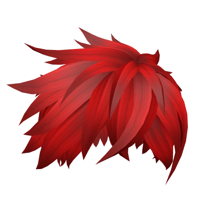 red messy hair anime season 16