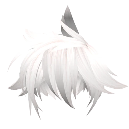 white messy hair anime season 17