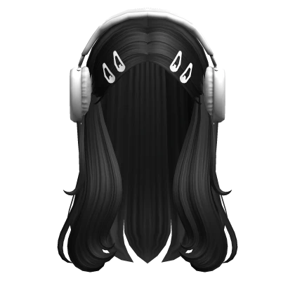 Preppy Hair W/ Accessories (Black)