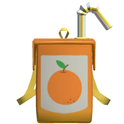 Orange Juice Box Backpack 3.0