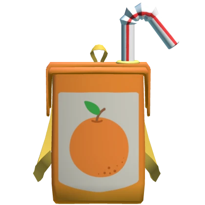 Orange Juice Box Backpack 1.0