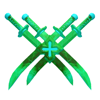 Emerald Green Ninja Swords