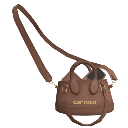 CB Mini Crossbody Handle Purse In Brown