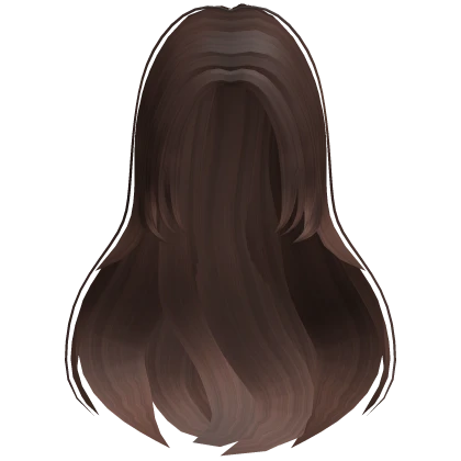 ♡ cute basic preppy hair (brown)