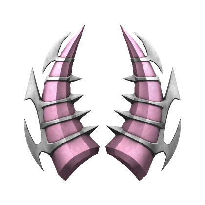 Pastel Pink Glaive Horns