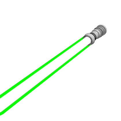 Holdable Green Dual-Bladed Laser Sword (TOP)