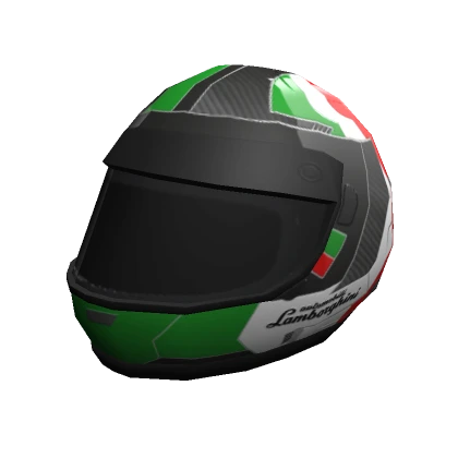 Racing Helmet (Red/Green)