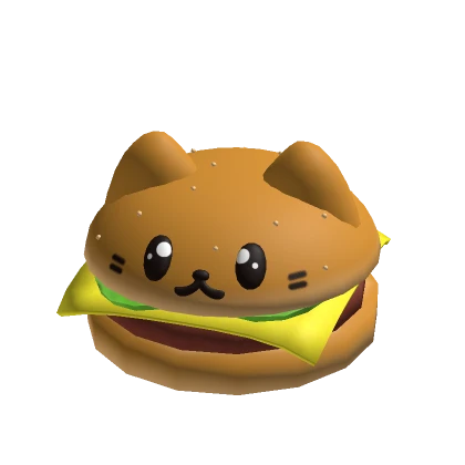 ♡ kawaii burger plushie (holdable)