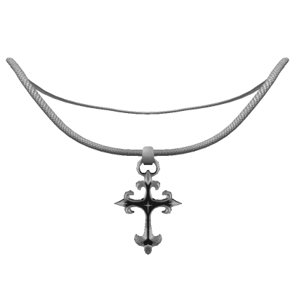 silver cross pendant (1.0)