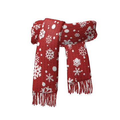 Christmas Snowflake Scarf