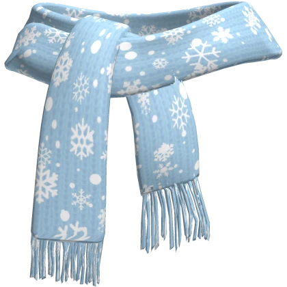 Christmas Snowflake Scarf 3.0 Blue