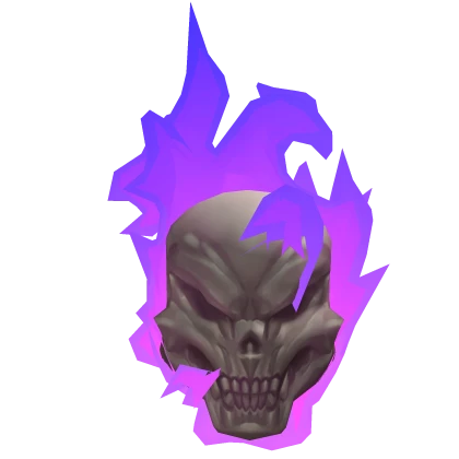 Purple Flame Skull