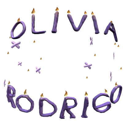 Olivia Rodrigo GUTS candle aura with bandages