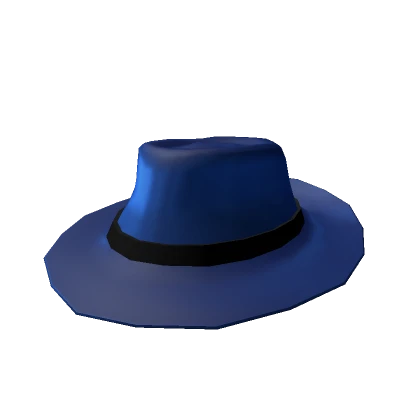 Luxury Blue Fedora