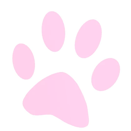 Cute Kitty Paw Face Sticker