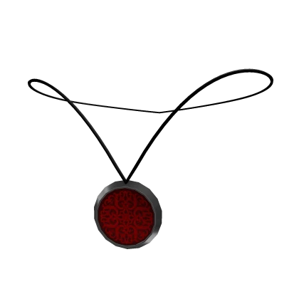Pale Swordsman - Necklace (Red)