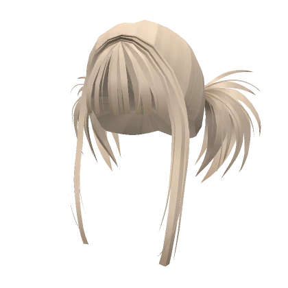 Spiky Punk Ponytails In Blonde