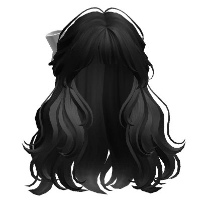 Half-up Hair w/ Ribbon(Black)