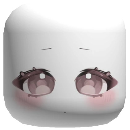 Big Brown Chibi Eyes [White]