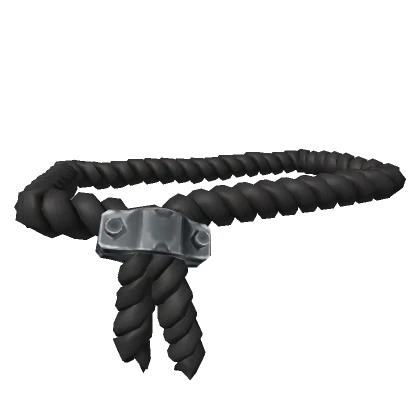 Black Rope Belt