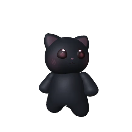 Cute Mini Cat Plushie (Black)