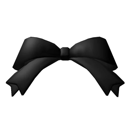 ♡ sweet black head ribbon