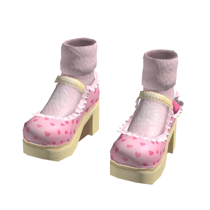 🩷Sweet heart shoes in Pink