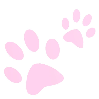 Kitty Paws Face Sticker