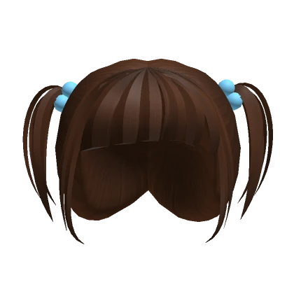 cute kawaii preppy brown pigtails 