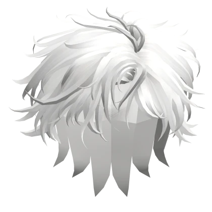 Anime Stylish Hair in White