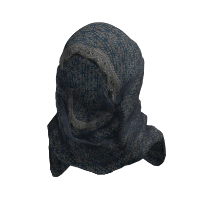 Dark Blue Head Scarf