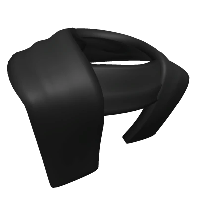 Black Neck Scarf 2