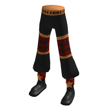 Red Star Jester Pants