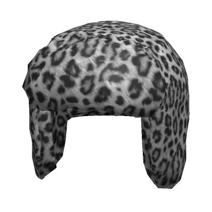 Leopard Ushanka (Grey)