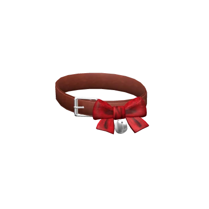 Christmas Collar Red brown