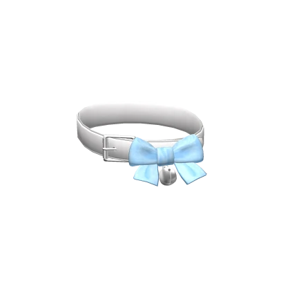 Christmas Collar Blue Silver