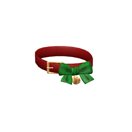 Christmas Collar Green Red