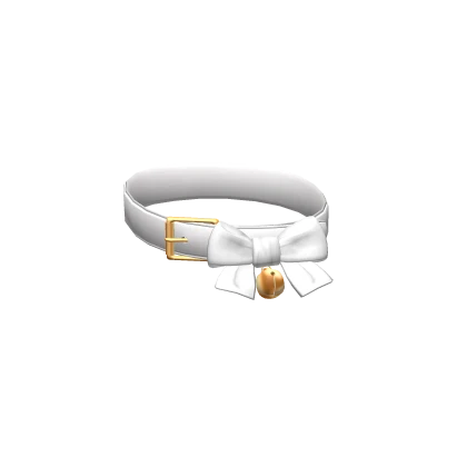 Christmas Collar White Gold