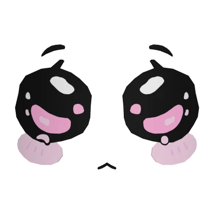 Pink Cuteness Sad Face