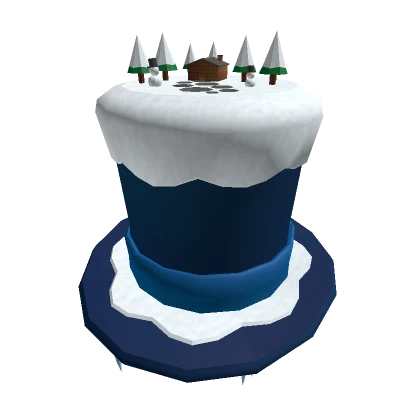 Winter Cabin Top Hat